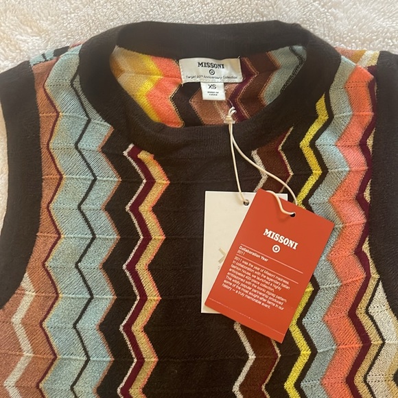 Missoni for Target classic zig zag print multi-color shift dress - Picture 2 of 3